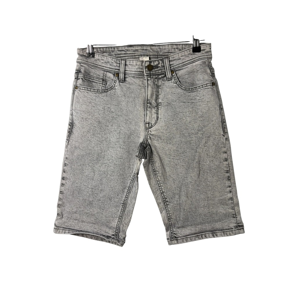 Smart Jeans Gray Acid Wash Denim Shorts Size‎ 32 9095 Grey-502